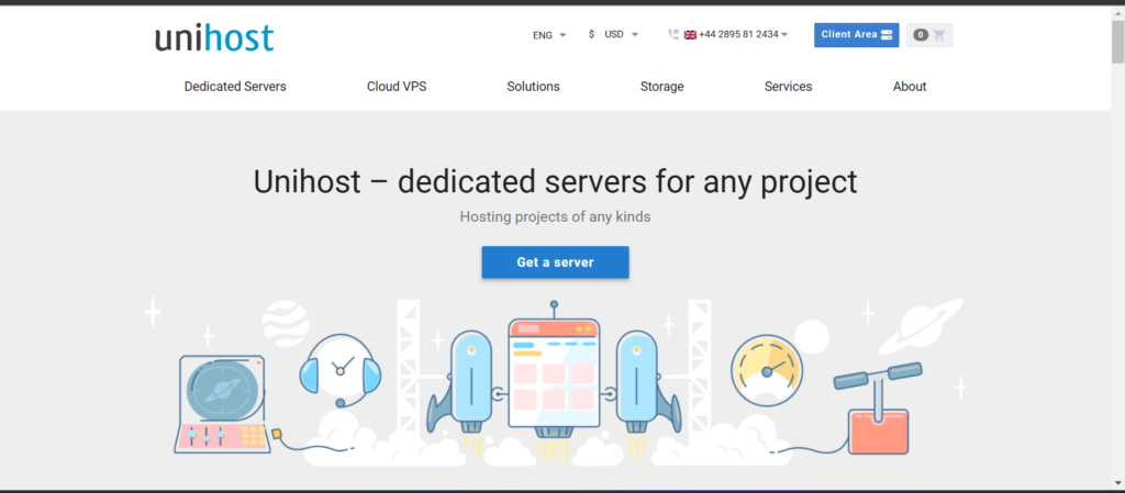 Unihost professional hosting services